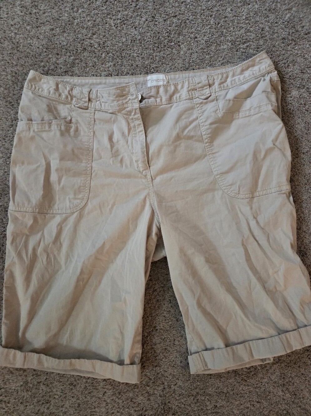 Chico's Light Tan Casual Chinos